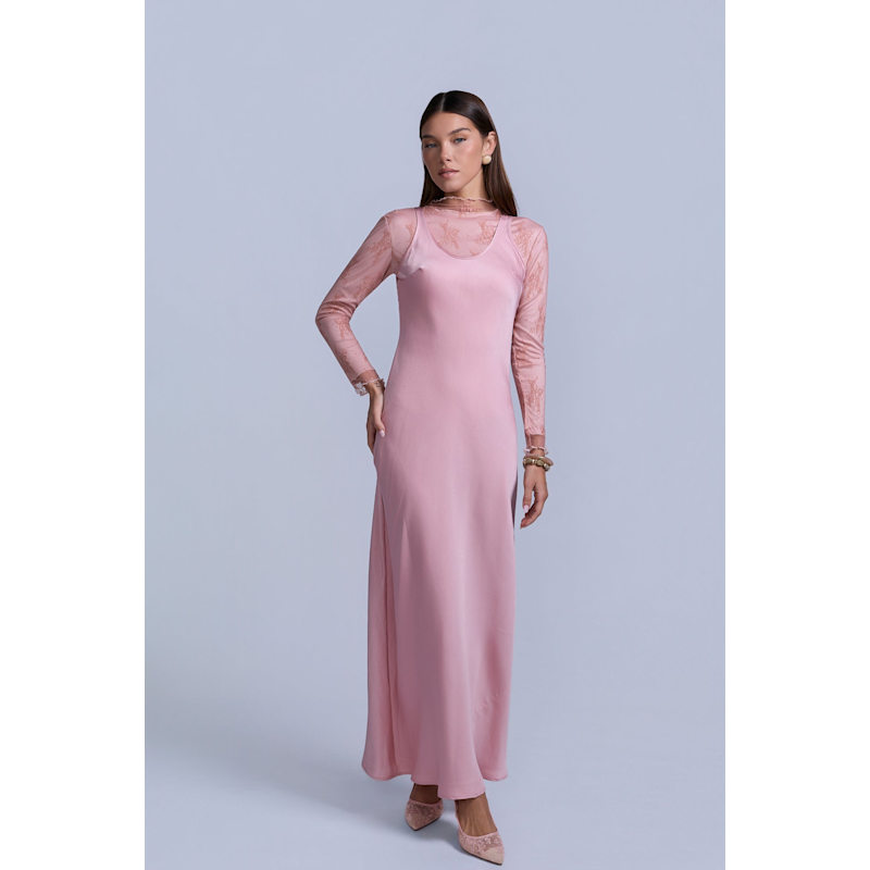 Thumbnail of Slip Jumper Dress -Pink image