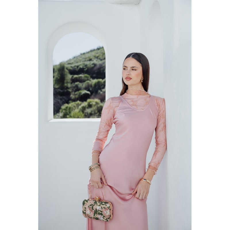 Thumbnail of Slip Jumper Dress -Pink image