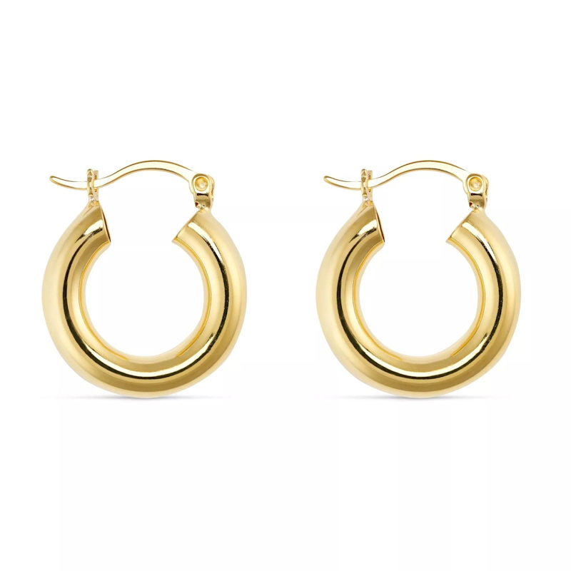 Thumbnail of Small Gold Thick Hoops image