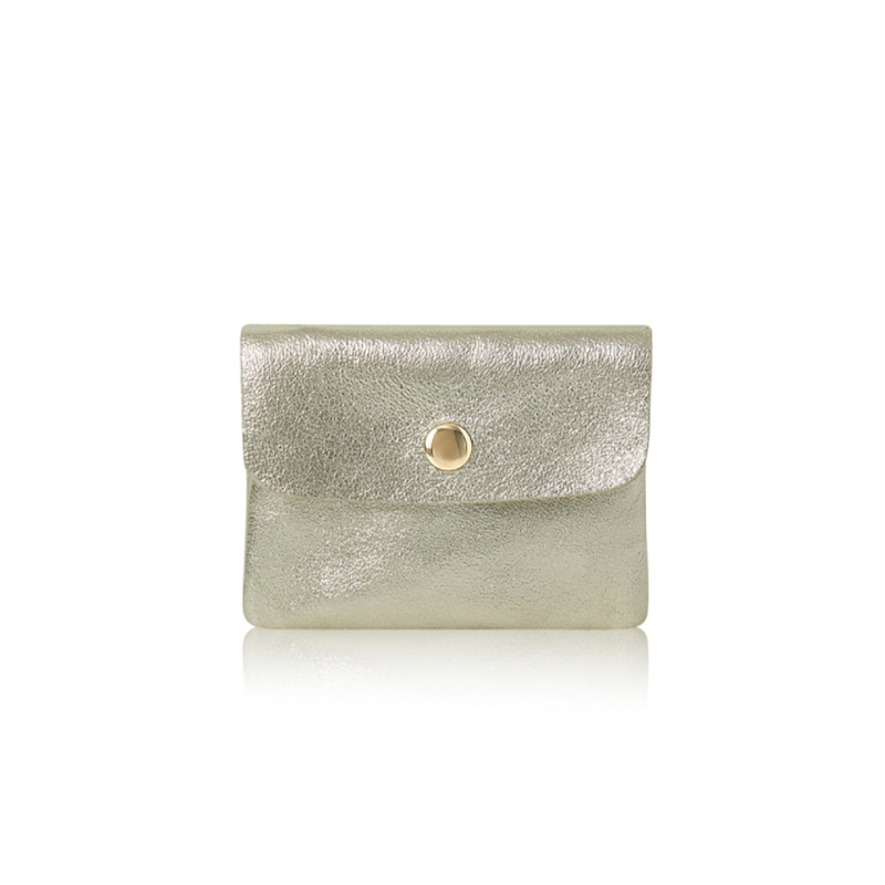 Thumbnail of Small Leather Purse In Gold image