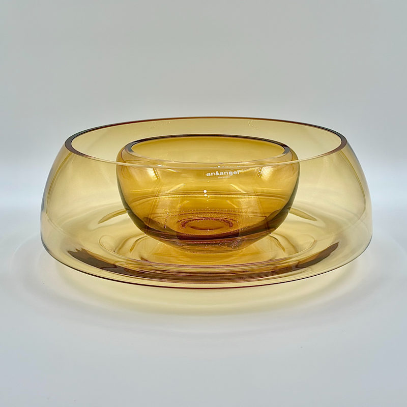 Thumbnail of Small Round Amber Bowl image