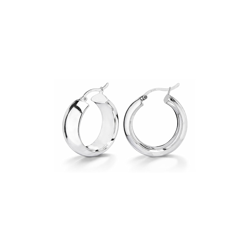Thumbnail of Small Silver Hoop Earrings image