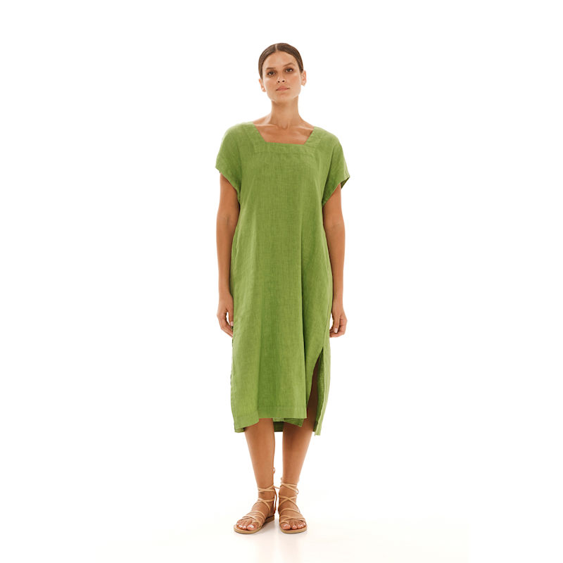 smock beach dress Sundance Cotton Smocked Maxi Dress | Off white Organic Cotton Dress -  Bohemian Cotton Dress main image 1