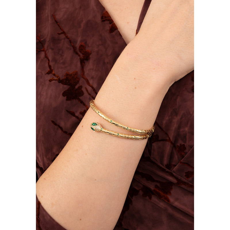 Thumbnail of Snake 'Little Dragon' Cuff Bracelet image