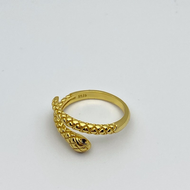 Thumbnail of Gold Snake Wrap Ring image