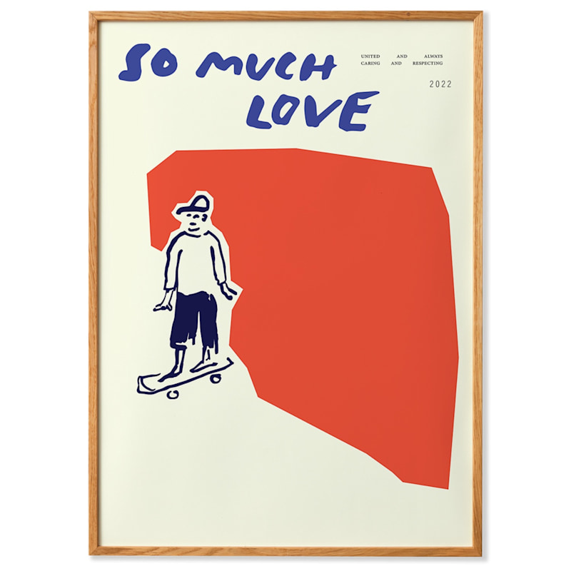 Thumbnail of So Much Love - Skateboard - Art Print image
