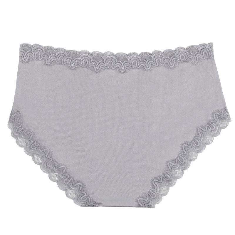 Thumbnail of Soft Silk Briefs - Alloy image