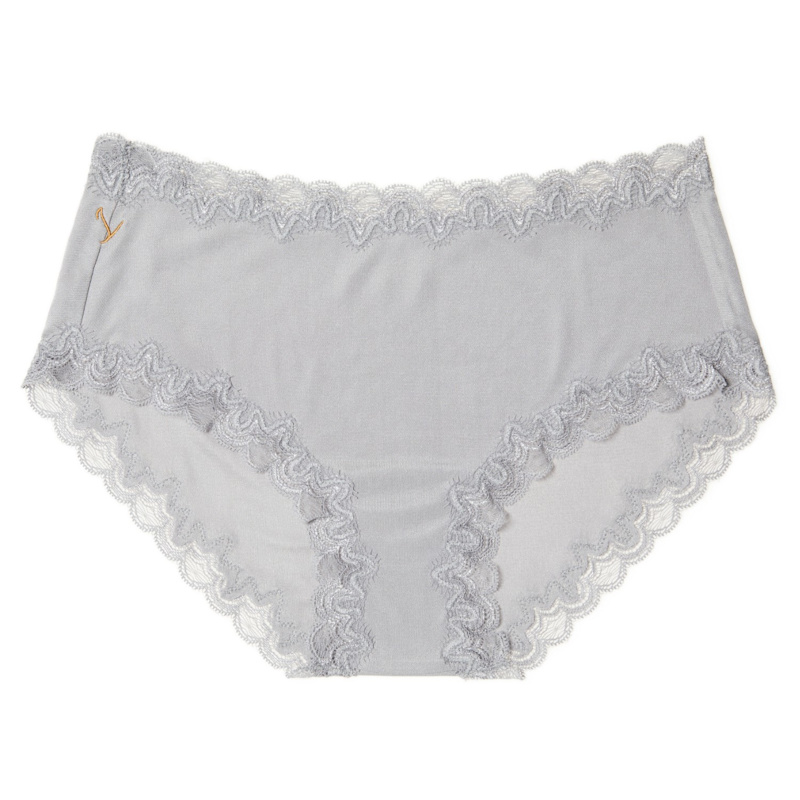 Thumbnail of Soft Silk Briefs - Alloy image