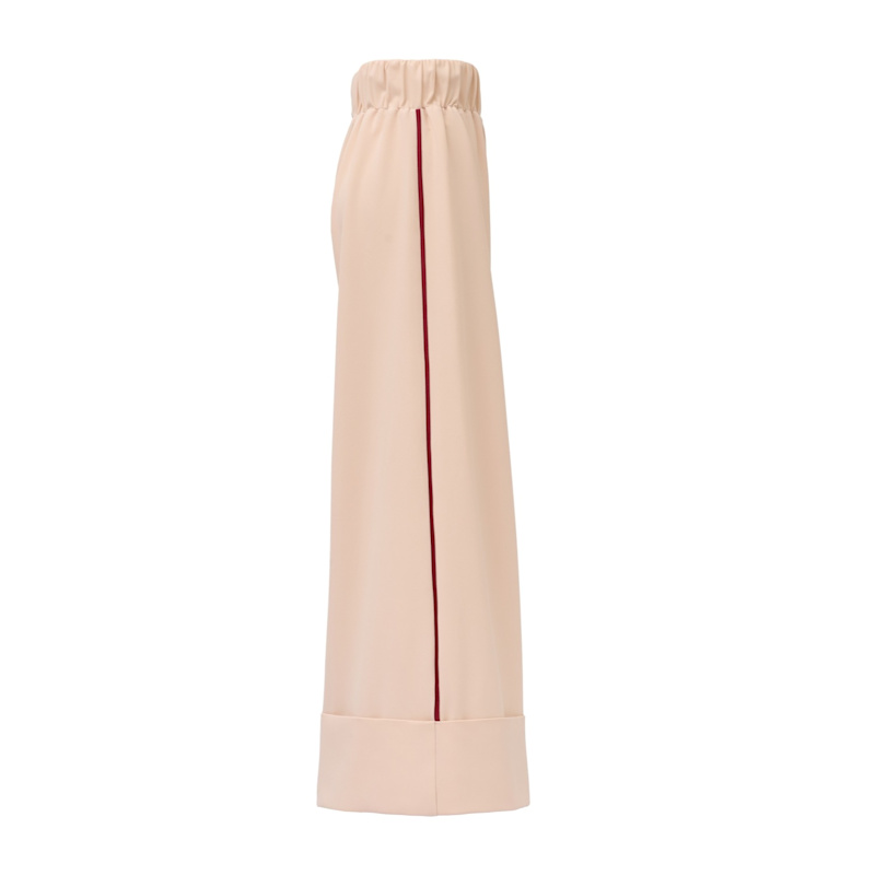 Thumbnail of Soft Touch Flowy Trousers Peach Nude image