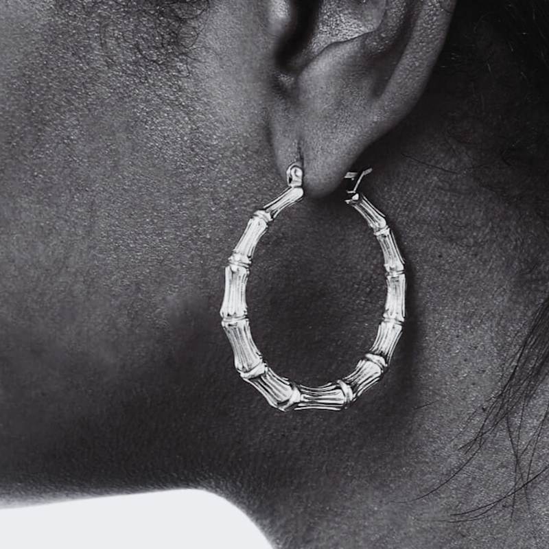 Thumbnail of Solange Hoops - Silver image