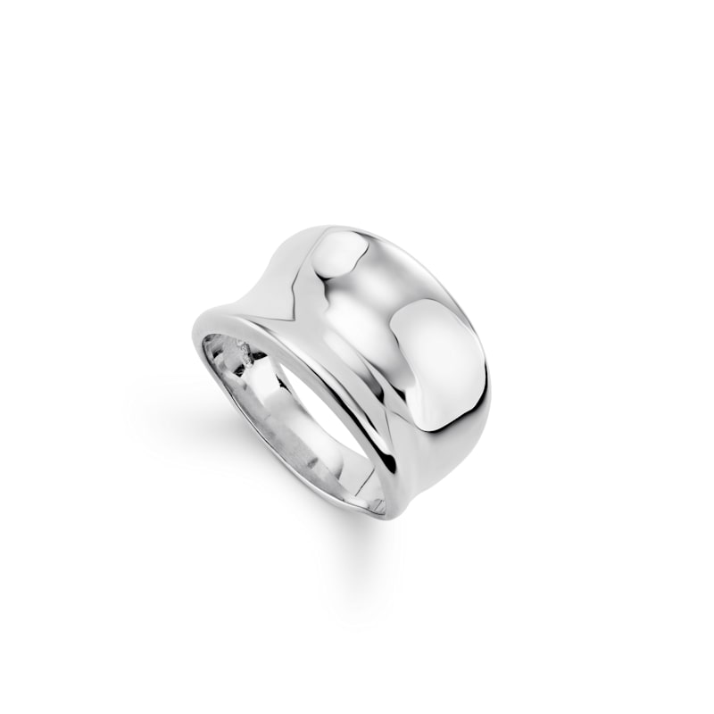 Thumbnail of Solid Sterling Silver Saddle Ring image