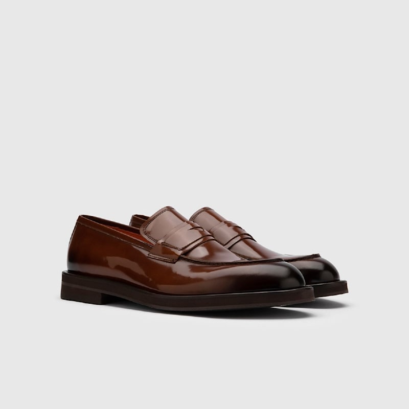 Edan Black Florentic Leather Men's Loafer