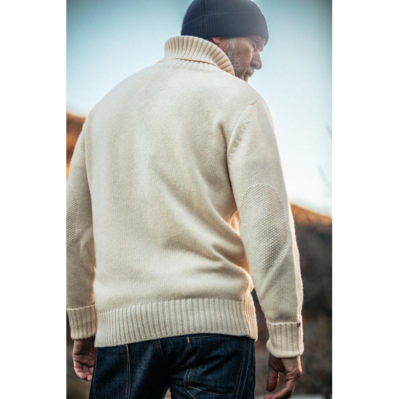 Thumbnail of Andsons Ahab Submariner Rollneck Jumper Ecru image