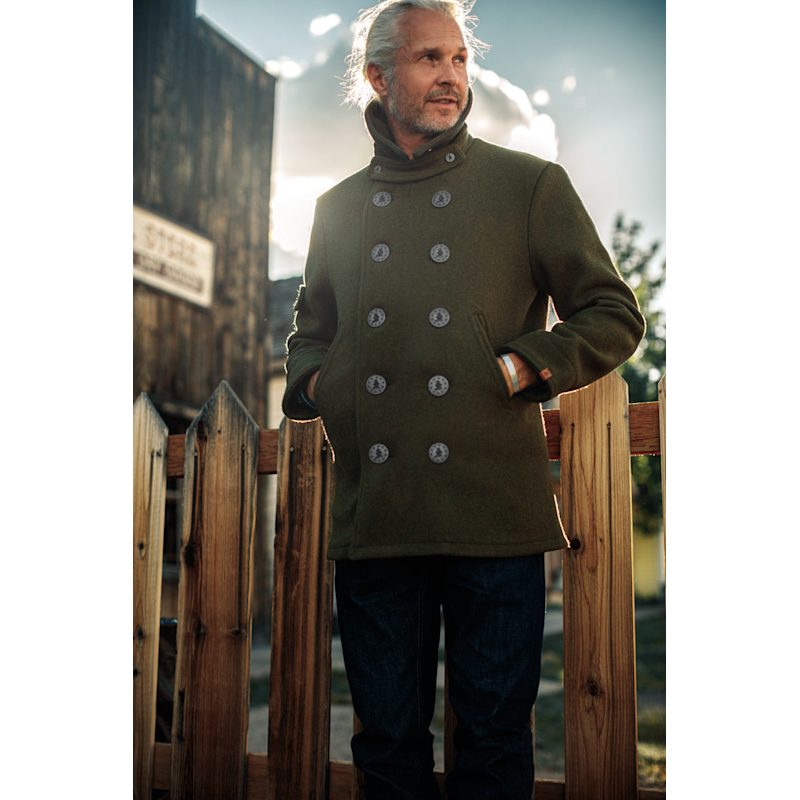 Thumbnail of Andsons Boardwalk Peacoat Army Green image