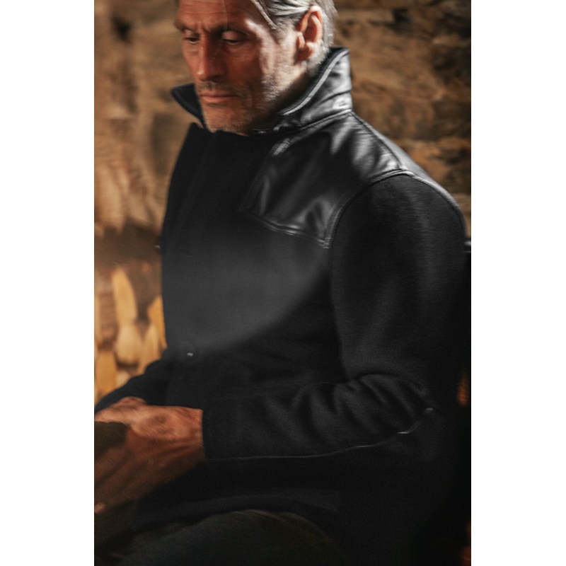 Curtis Donkey Jacket Black | &SONS Trading Co | Wolf & Badger