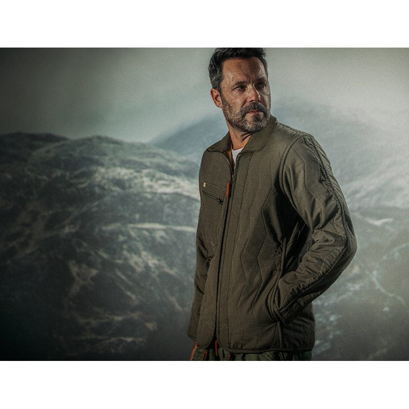 Hellrazor WEVE QUILTED JACKET カーキ 楽天市場】kha:ki カーキ エコファー ミリタリーキルト
