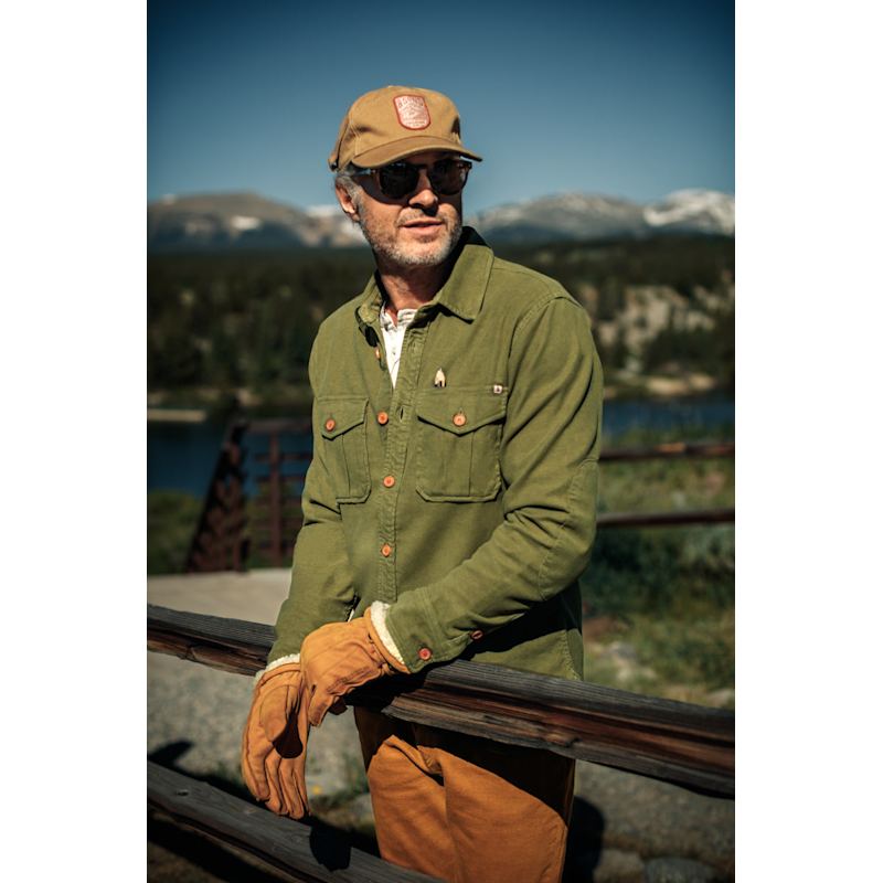 Thumbnail of Andsons Lichen Moleskin Shirt Army Green image
