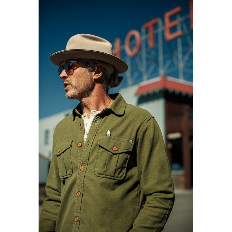 Thumbnail of Andsons Lichen Moleskin Shirt Army Green image