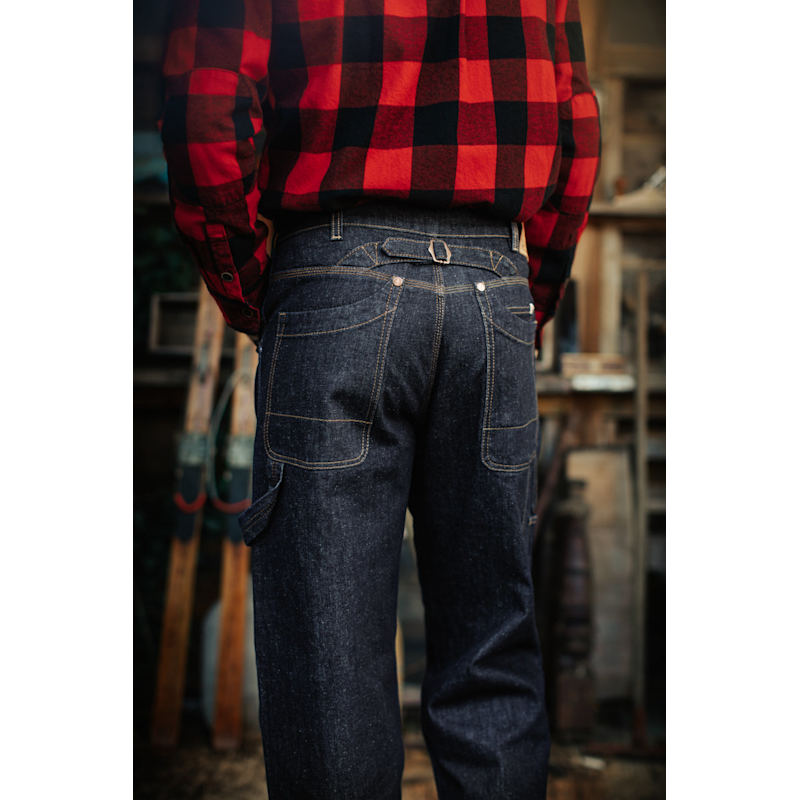 Thumbnail of Master Carpenter Indigo Denim Jean image