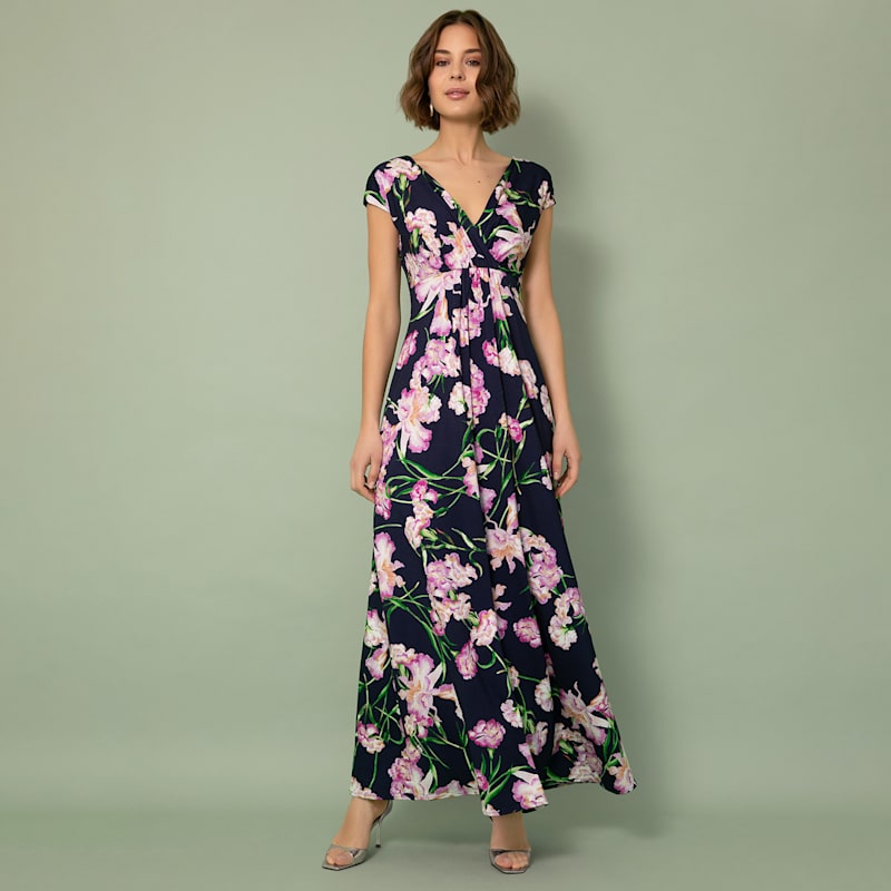 Thumbnail of Sophia Maxi Dress Petite Midnight Blossom image