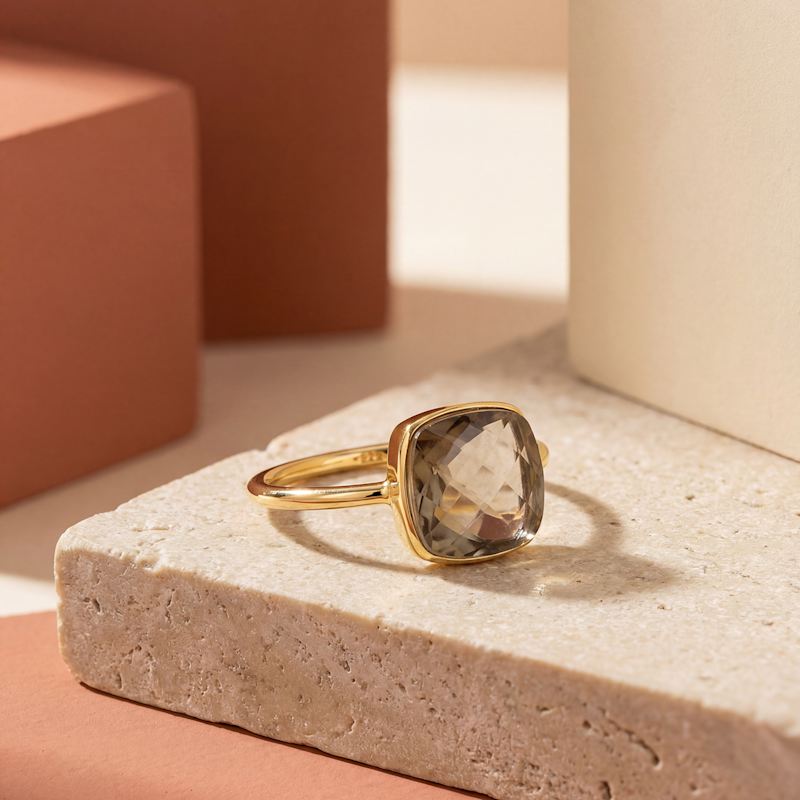 Thumbnail of Sophia Prasiolite Gold Ring image