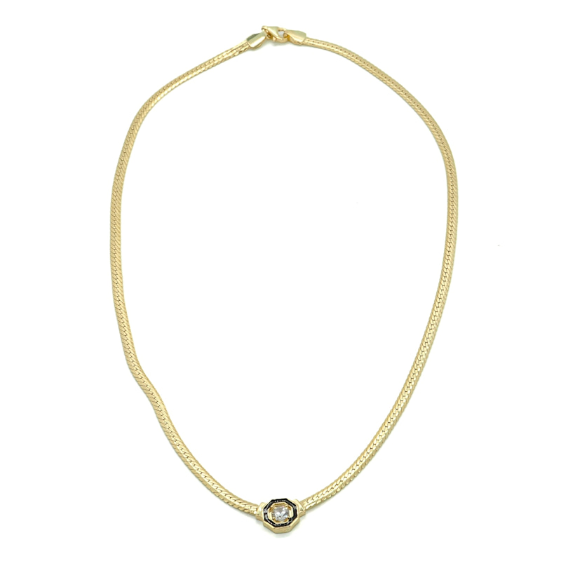 Thumbnail of Soul Shine Gold & Diamond Choker Necklace - Gold image