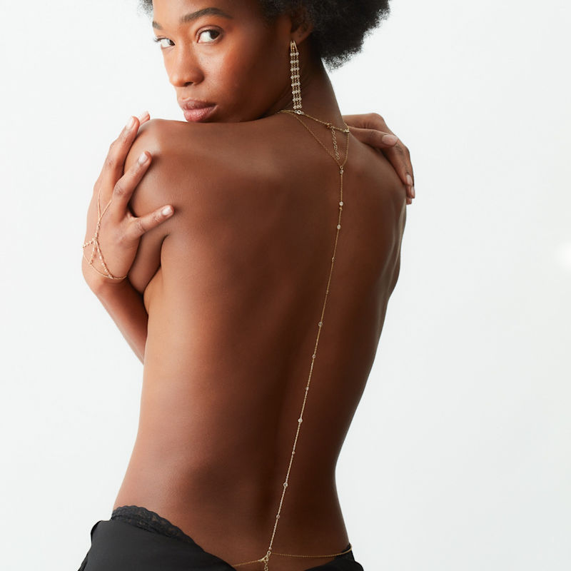 Sparkle Body Chain | LYA SOUL JEWELRY | Wolf & Badger