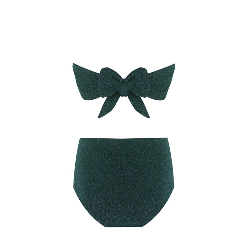 Thumbnail of Sparkle Green Bikini Set image