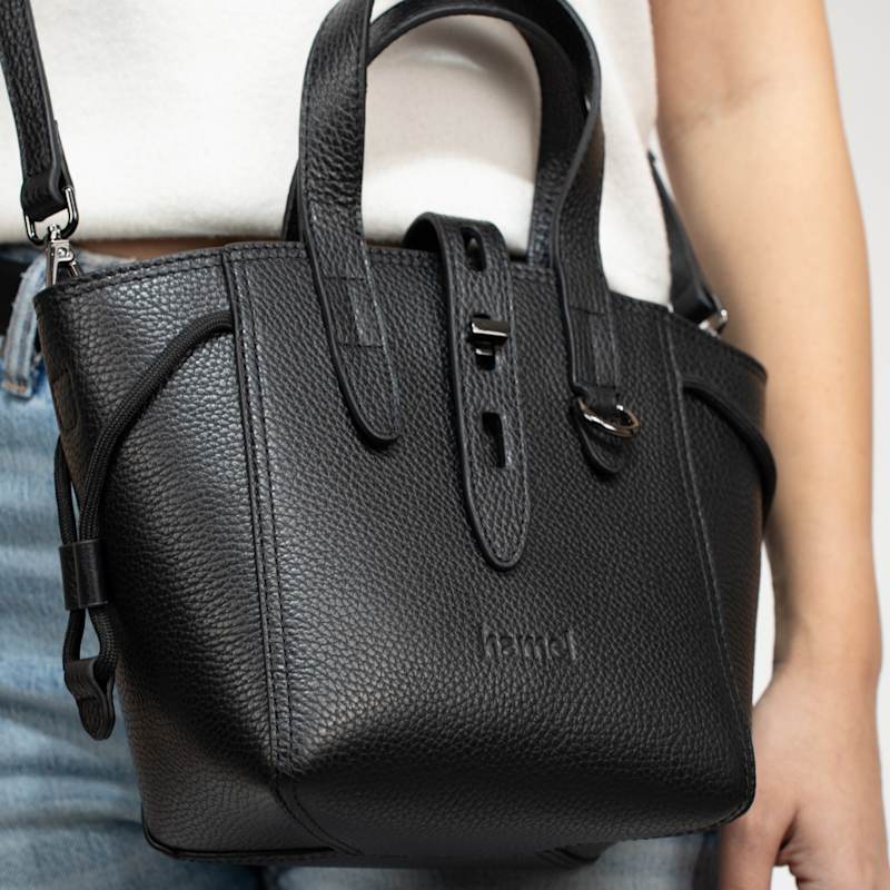 Thumbnail of Spiga Leather Tote Bag - Black image