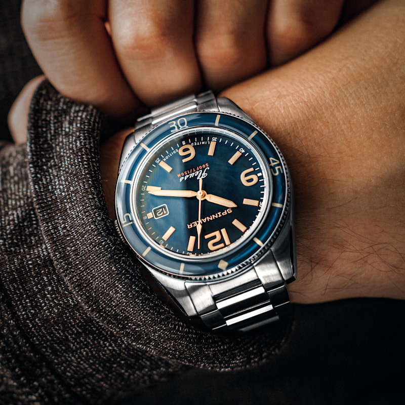Spinnaker Fleuss Automatic Marine Pearl Diver Limited Edition