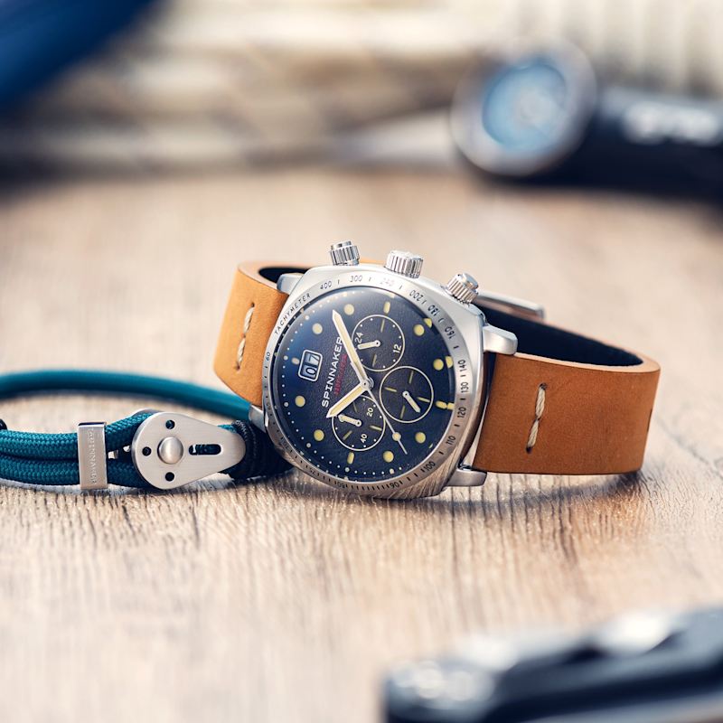 Thumbnail of Spinnaker Hull Men's Japanese Quartz Fumme Black Watch image