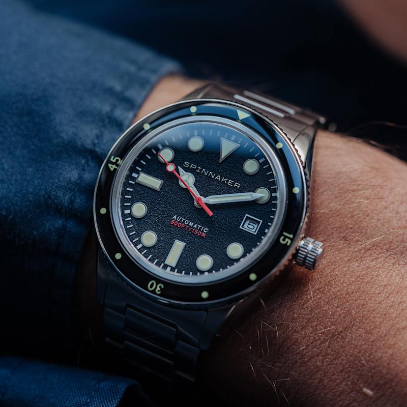 Thumbnail of Spinnaker Midsize Cahill Men's Sable Black Automatic Watch image