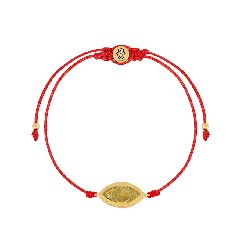 Thumbnail of Peridot Evil Eye Red String Bracelet – Protection & Positivity Jewelry – Spirit’s Innovation image