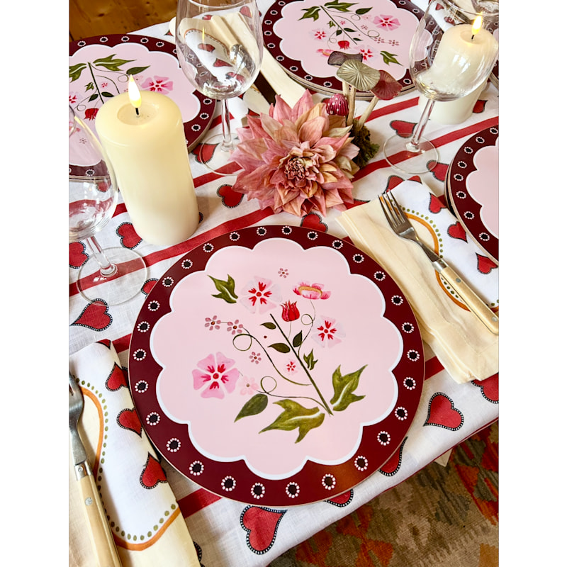 Thumbnail of Four Spring Folk Floral Placemats image