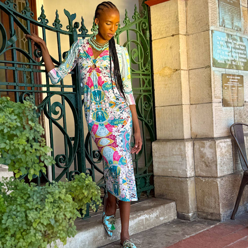 Thumbnail of Spring Garden Lola Midi Dress image