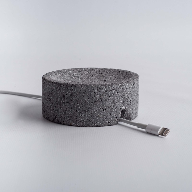 Thumbnail of Cable Holder Volcanic Stone image