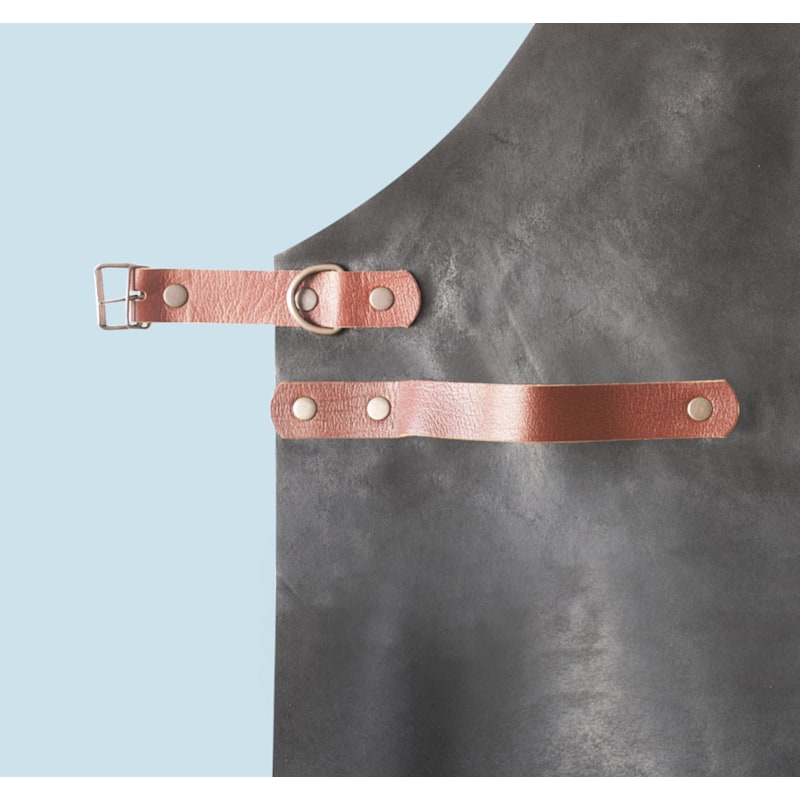 Thumbnail of Premium Genuine Leather Apron - Black A image