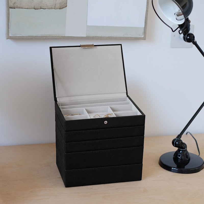 Thumbnail of Stackers Black Jewelry Box Classic Set Of Five image