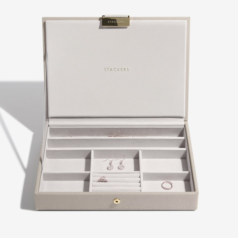 Thumbnail of Stackers Classic Taupe Jewellery Box Set Of Three image