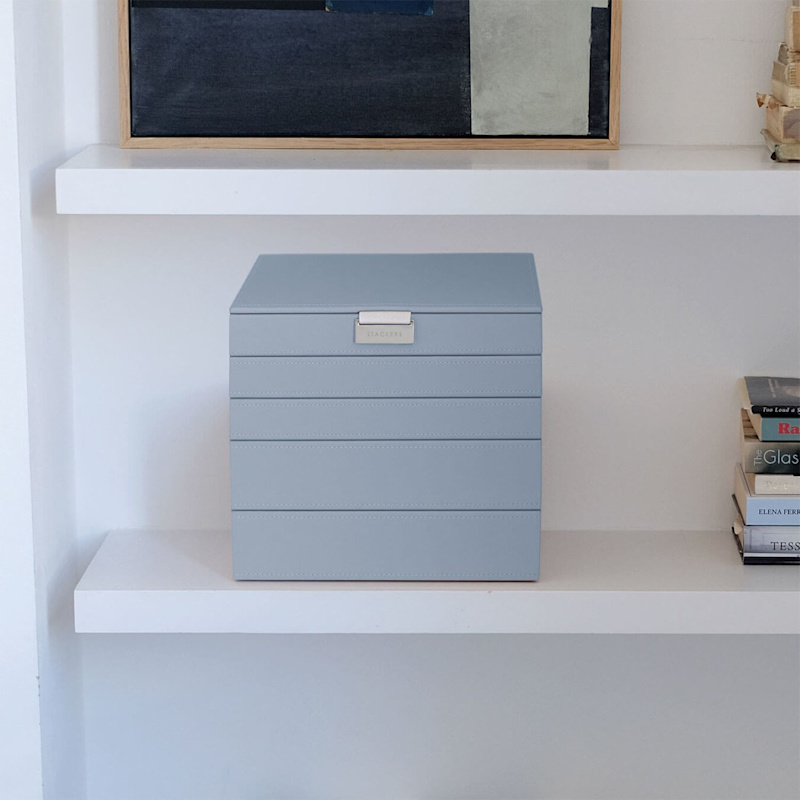 Thumbnail of Stackers Dusky Blue Classic Jewelry Box Set Of Five image
