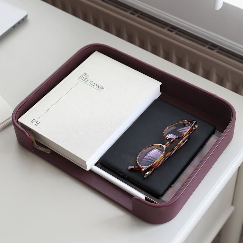 Thumbnail of Stackers Garnet Desk Organiser Set image