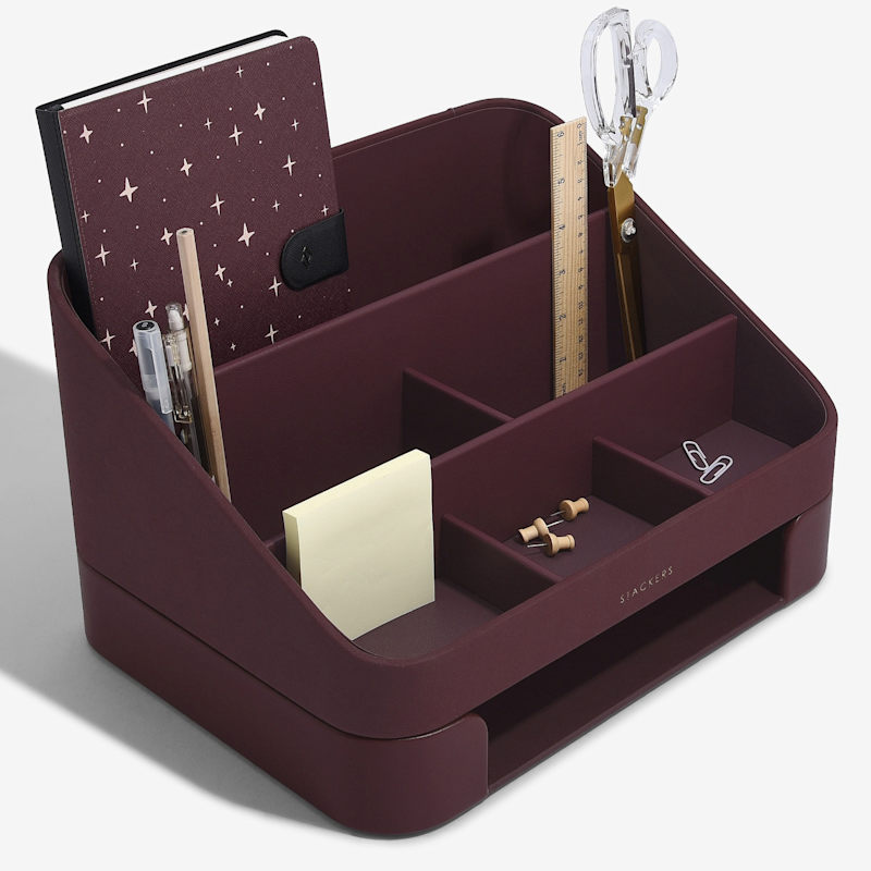 Thumbnail of Stackers Garnet Desk Organiser Set image