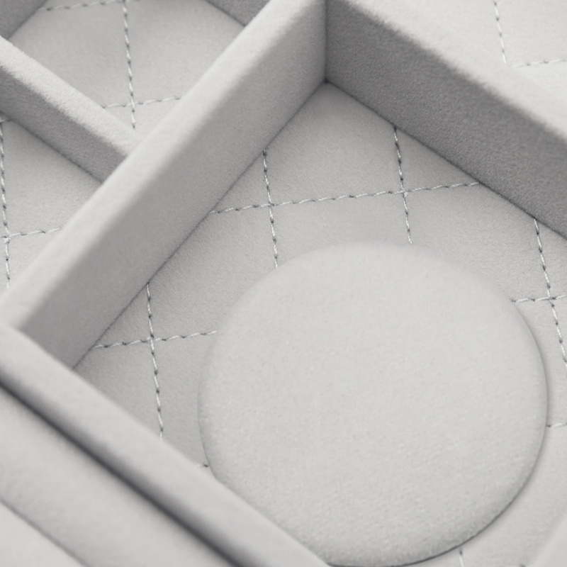 Thumbnail of Stackers Leather Orchid White Jewellery Box Set Of Three image