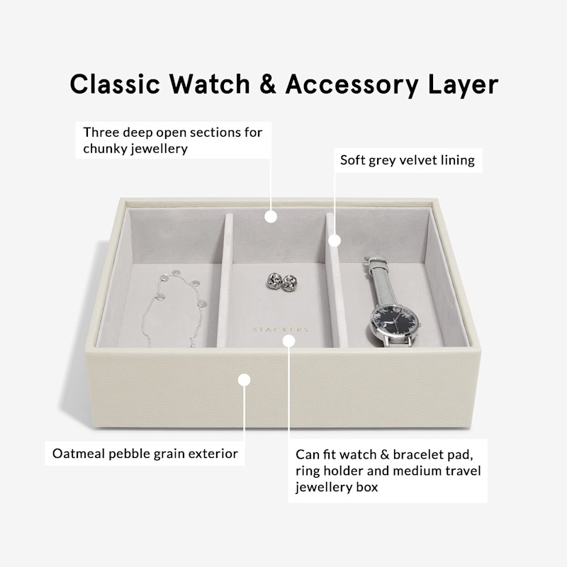 Thumbnail of Stackers Oatmeal Classic Jewelry Box Set Of Five image
