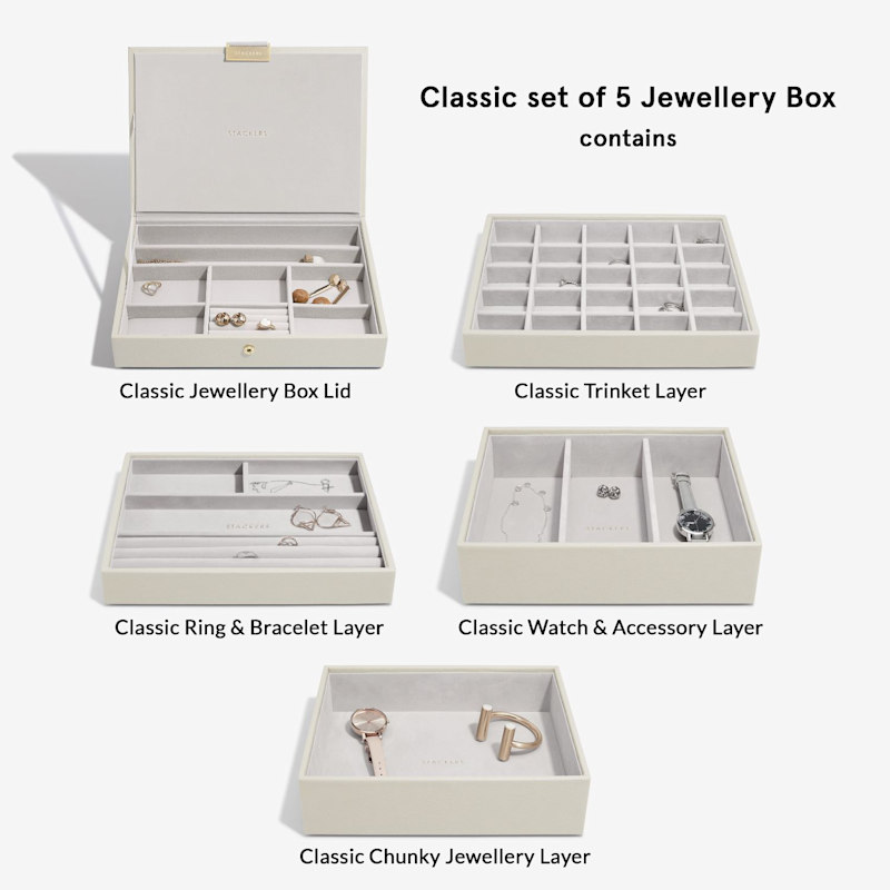 Thumbnail of Stackers Oatmeal Classic Jewelry Box Set Of Five image