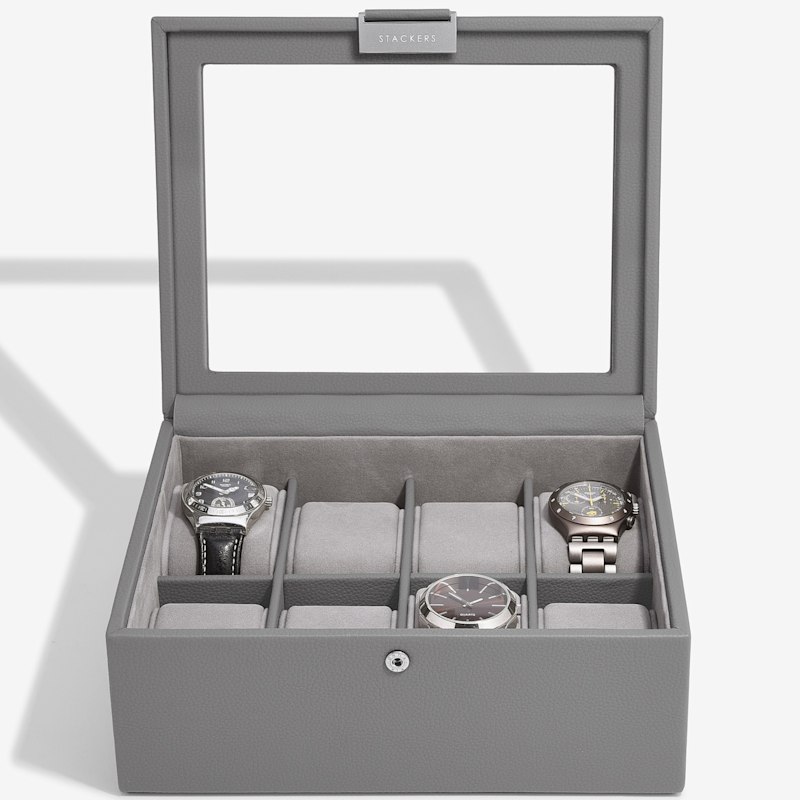 Thumbnail of Stackers Slate Grey Eight Piece Watch Box image
