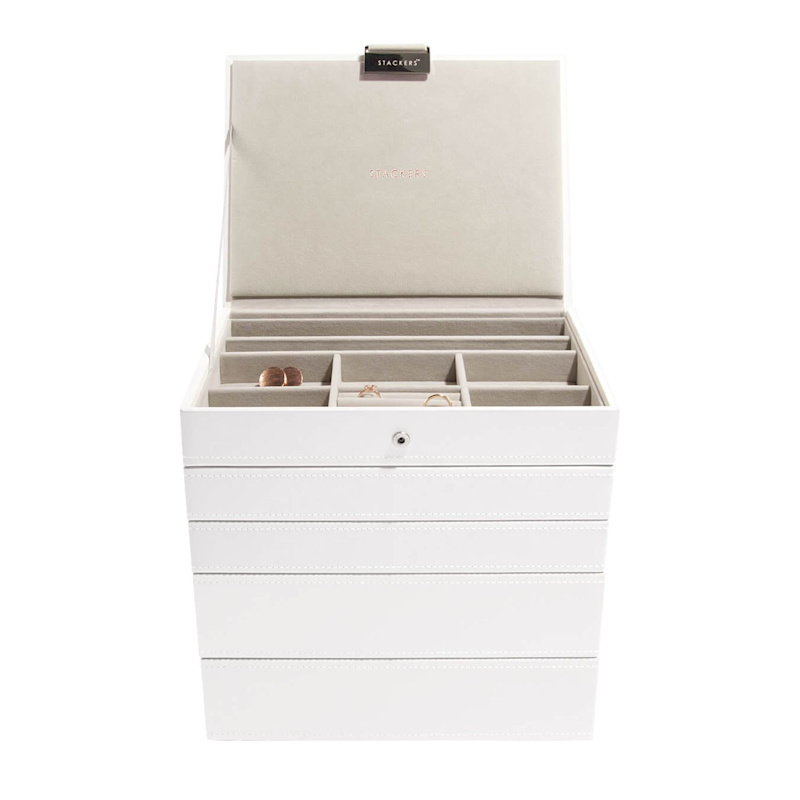 Thumbnail of Stackers White Classic Jewelry Box Set Of Five image