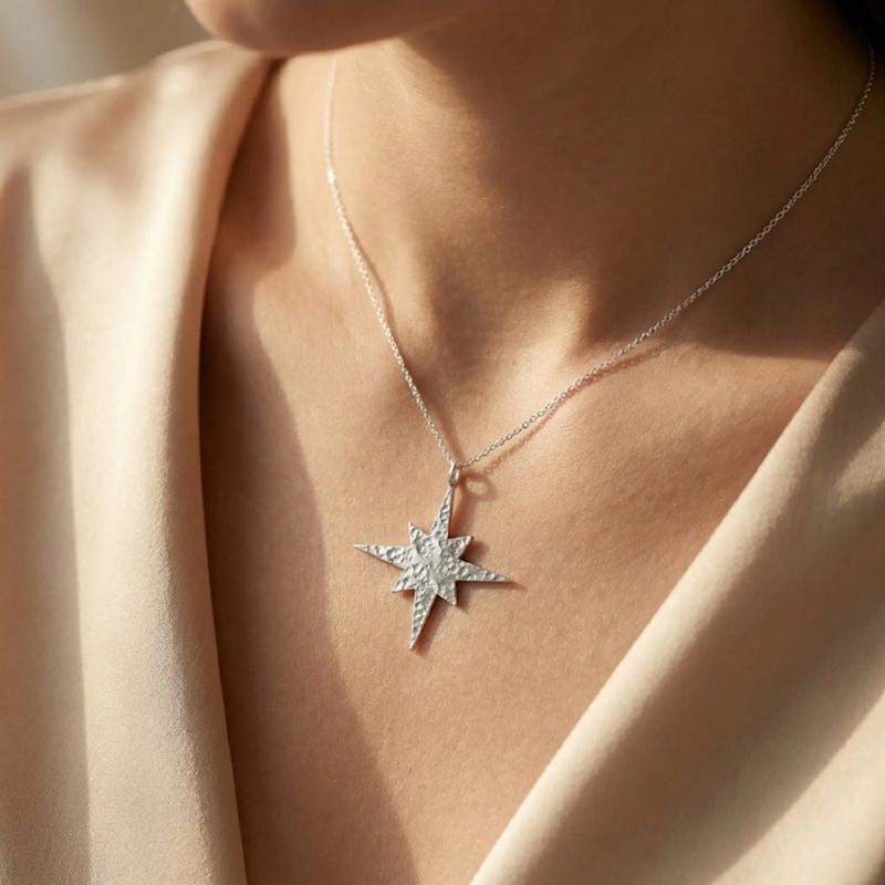 Thumbnail of Star Sterling Silver Necklace image