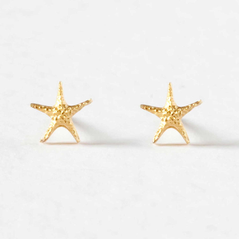 Thumbnail of Starfish Earrings - Gold image