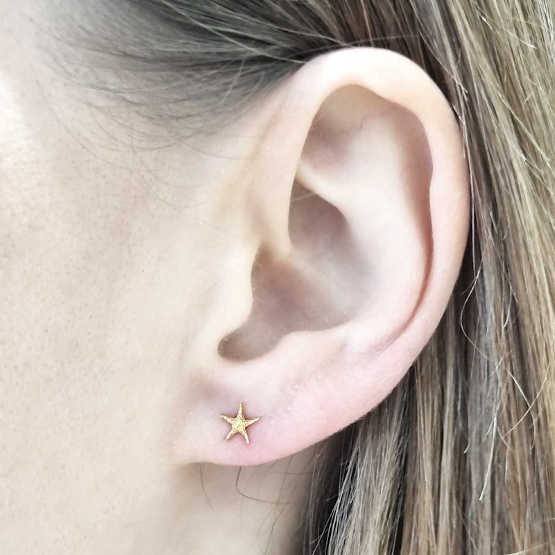 Thumbnail of Starfish Earrings - Gold image